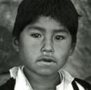 Boy, Taquil Island, Peru